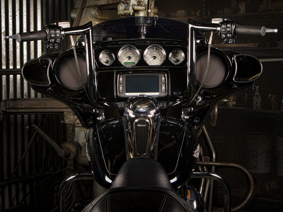 14in. x 1-1/2in. Assault Handlebar - Gloss Black. Fits Ultra Models 1996-2024 and Street Glide 1996-2023