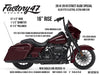 16in. x 1-1/2in. Assault Handlebar - Gloss Black. Fits Ultra Models 1996-2024 and Street Glide 1996-2023