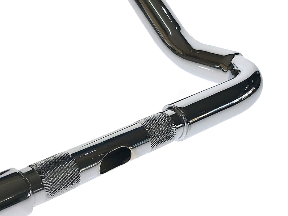 16in. x 1-1/2in. Assault Handlebar - Chrome. Fits Ultra Models 1996-2024 and Street Glide 1996-2023
