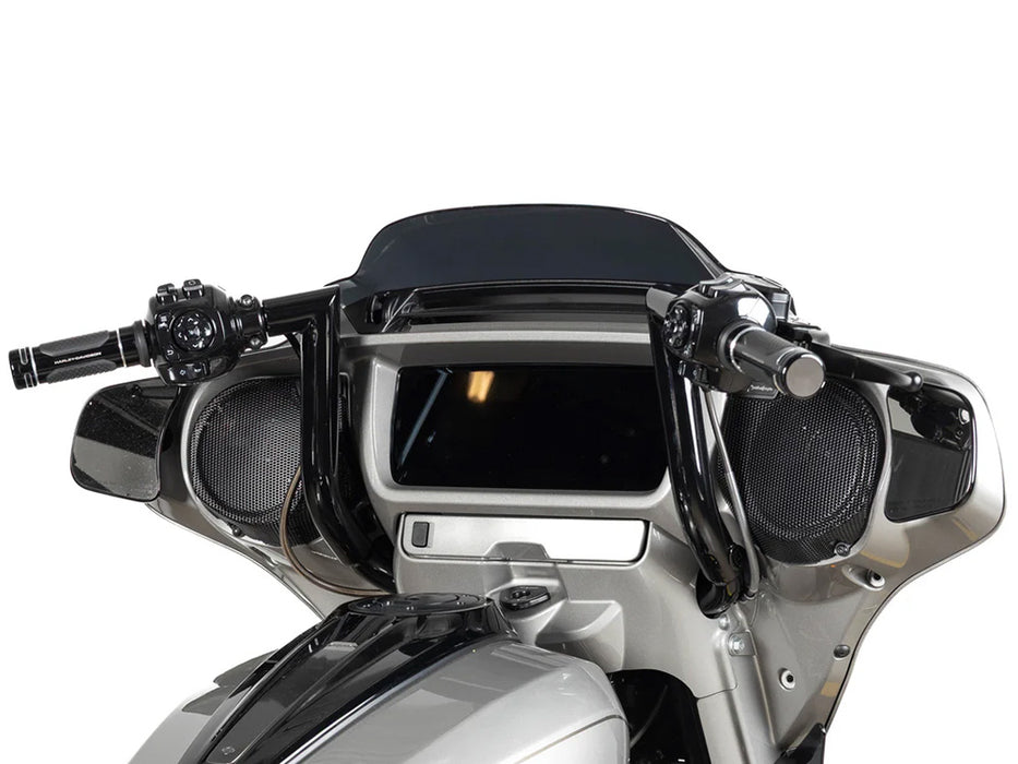 12in. x 1-1/2in. Delta Series Handlebar - Gloss Black. Fits CVO Street Glide 2023up & Street Glide 2024up