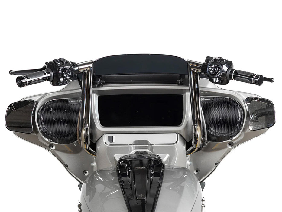 14in. x 1-1/2in. Delta Series Handlebar - Chrome. Fits CVO Street Glide 2023up & Street Glide 2024up