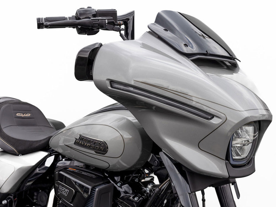 14in. x 1-1/2in. S Series Handlebar - Black Chrome. Fits CVO Street Glide 2023up & Street Glide 2024up