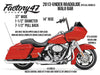 14in. x 1-1/2in. Classic 47 Malo Handlebar - Gloss Black.