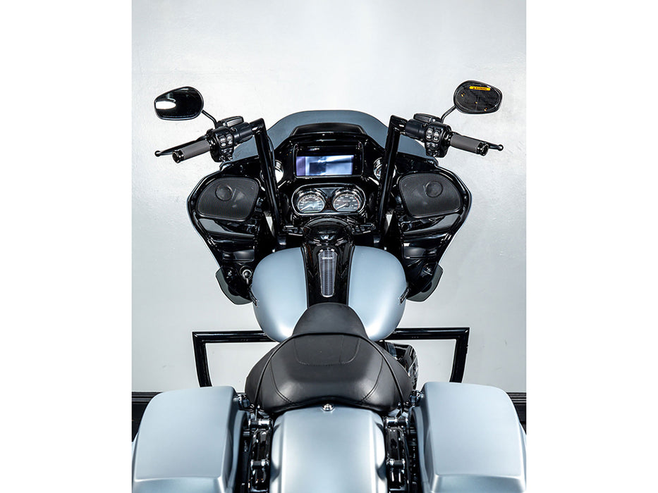 14in. x 1-1/2in. STR Miter Handlebar - Gloss Black. Fits Road Glide 2015-2023