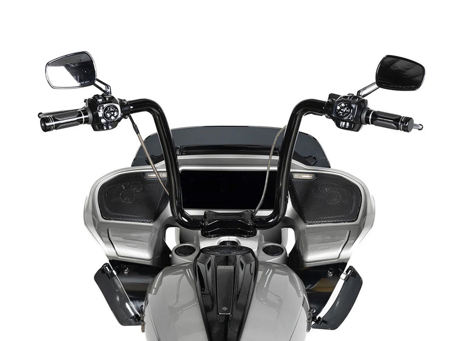 14in. x 1-1/2in. Drifter Series Handlebar - Gloss Black. Fits CVO Road Glide 2023up & Road Glide 2024up