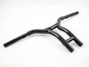 12in. x 1-1/4in. Cali Pullback T-Bar Handlebar - Gloss Black.