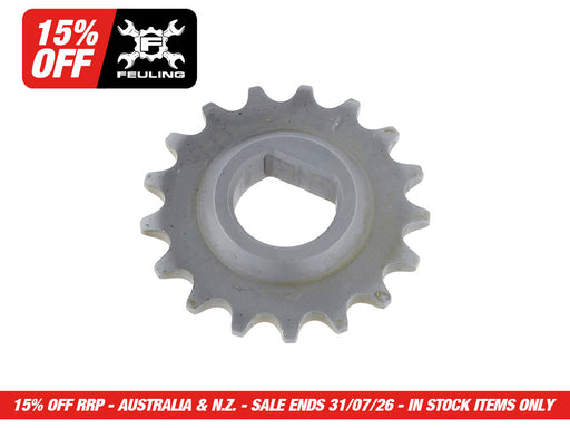 17T Outer Crank Sprocket. Fits Twin Cam 2007-2017 & Milwaukee-Eight 2017up.