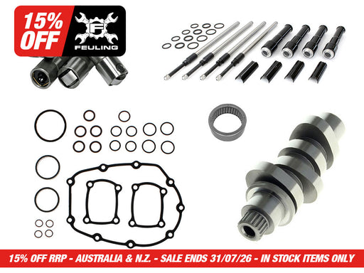 Feuling 487 Performance Cam Kit - Black Pushrods. Fits Milwaukee-Eight 2017up