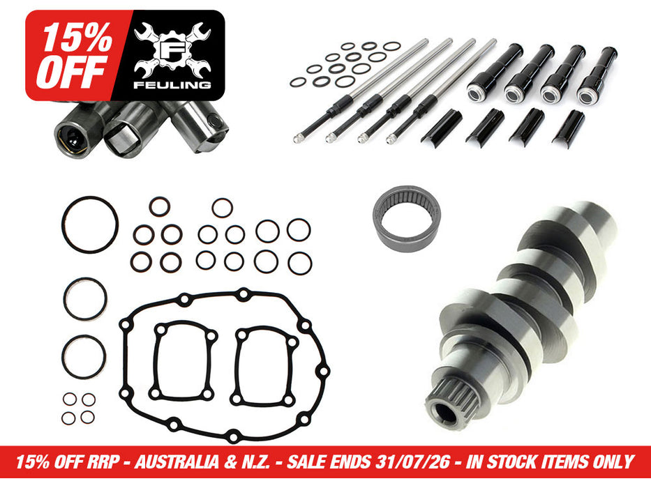 Feuling 487 Performance Cam Kit - Black Pushrods. Fits Milwaukee-Eight 2017up