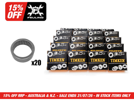 Workshop Pack of 20 Full Complement Inner Cam Bearings. Fits Milwaukee-Eight 2017up