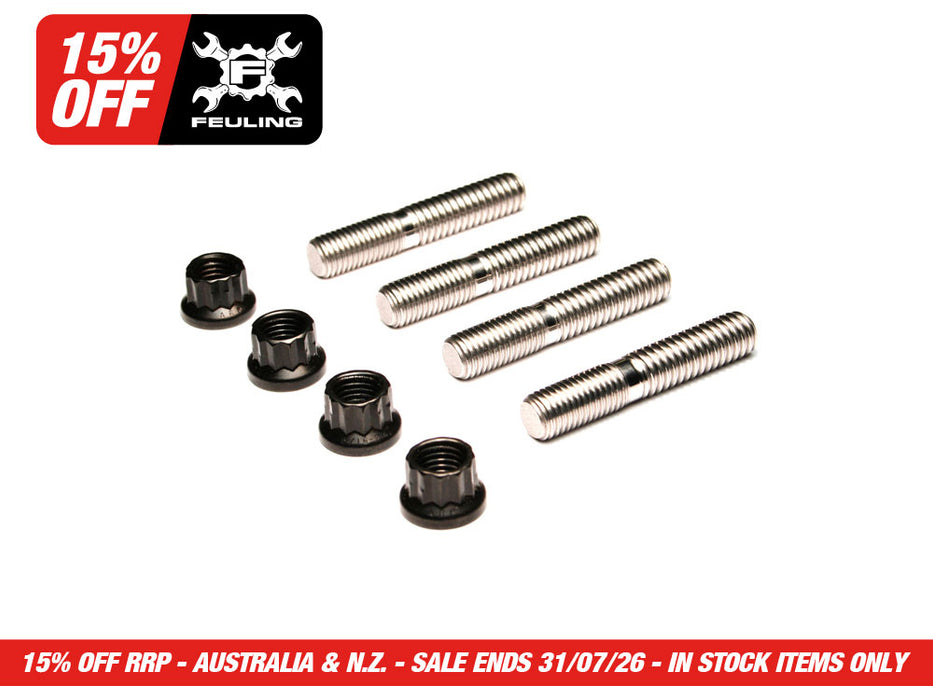 ARP Exhaust Port Studs & Nuts. Fits Big Twin 1984up & Sportster 1986-2021.