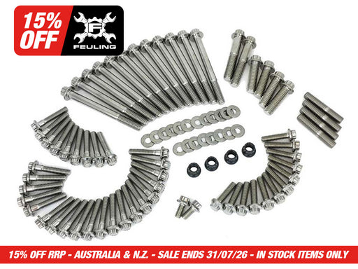 ARP 12 Point Engine Fastener Show Bike Kit. Fits Touring 2017up.