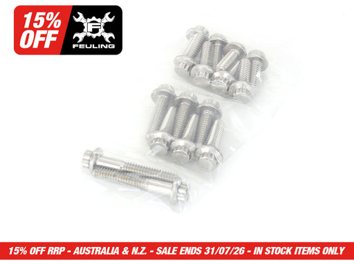 ARP 12 Point Primary & Transmission Fastener Show Bike Kit. Fits Touring 2017up.