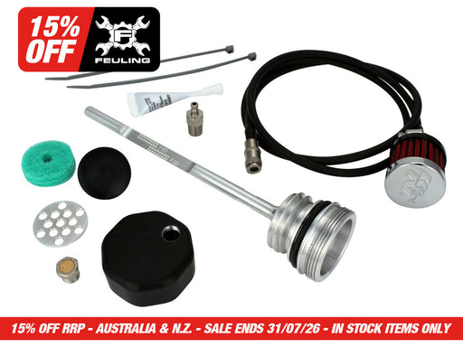 Vented Dipstick - Black. Fits Touring 2017up.