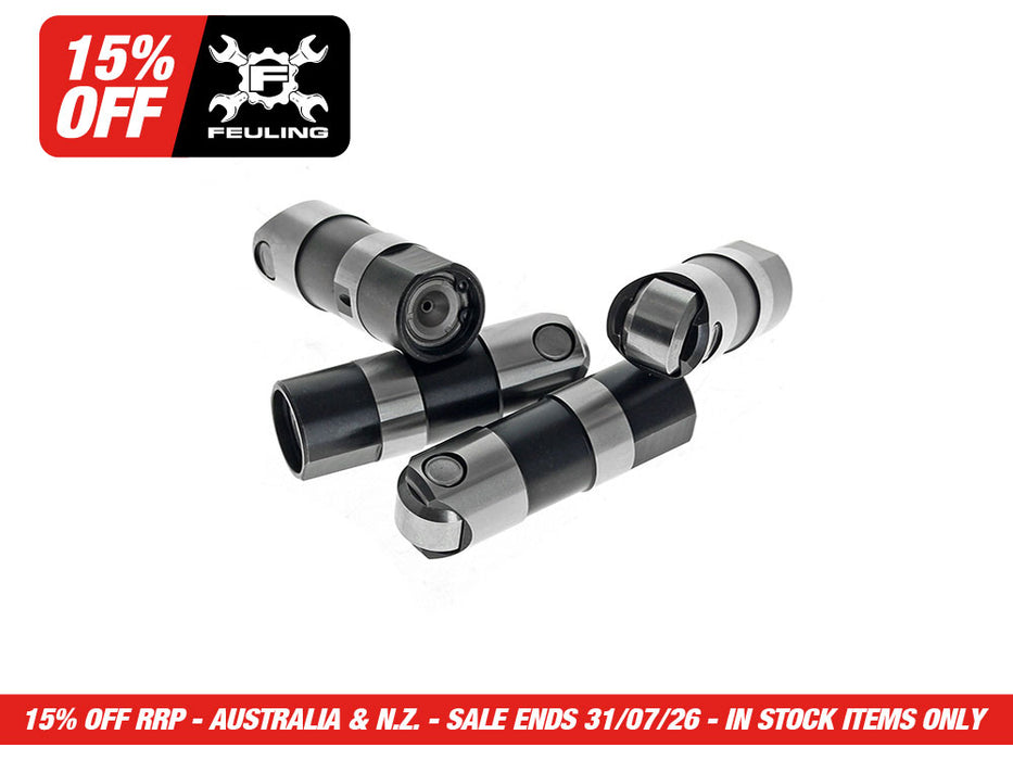 0.0010in. Oversized Race Lifters. Fits Twin Cam 1999-2017, Sportster & Buell 2000-2021 & Milwaukee-Eight 2017up.
