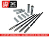 Quick Install Adjustable Pushrod Kit - Chrome. Fits Twin Cam 1999-2017.