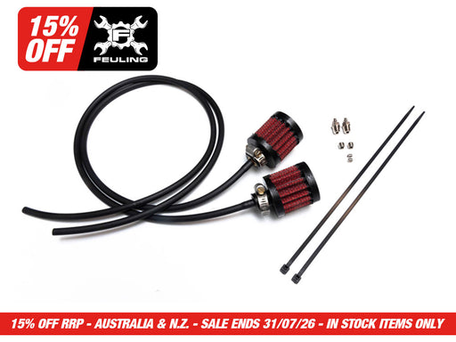 External Breather Kit. Fits Feuling BA Air Cleaners