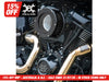 BA Air Cleaner Kit - Black with Clear Cover. Fits Touring 2017-2024 & Softail 2018-2024