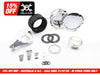 BA Air Cleaner Kit - Chrome with Solid Cover. Fits Touring 2017-2024 & Softail 2018-2024