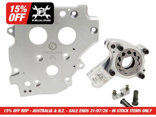 OE+ Oiling System. Fits Dyna 1999-2005, Touring 1999-2006 & Softail 2000-2006 With Gear Drive Cams