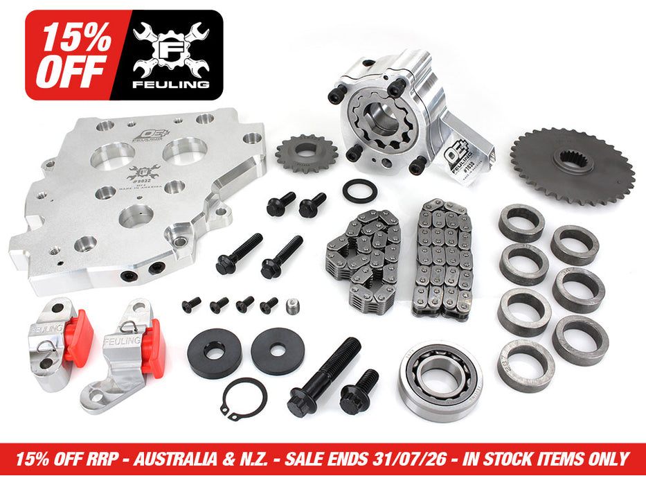 OE+ Hydraulic Cam Chain Tensioner Plate Upgrade Kit. Fits Dyna 1999-2005, Touring 1999-2006 & Softail 2000-2006