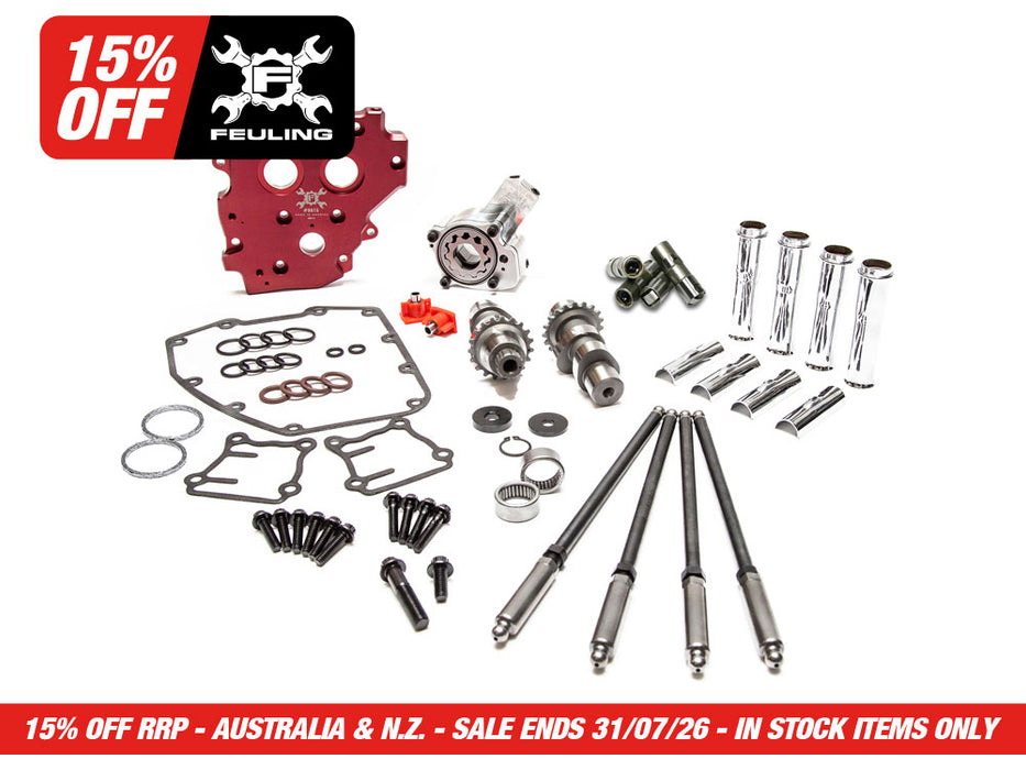 HP+ Cam Chest Kit with Reaper 574C Chain Drive Cams. Fits Twin Cam 2007-2017.