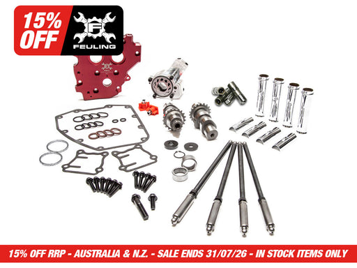 HP+ Cam Chest Kit with Reaper 543C Chain Drive Cams. Fits Twin Cam 2007-2017.