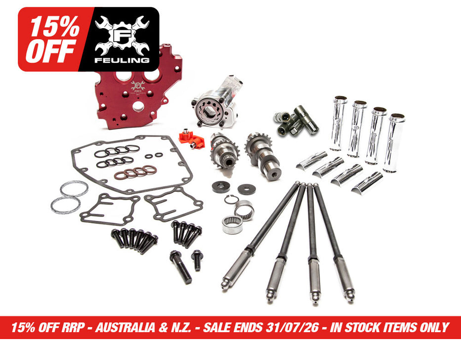 HP+ Cam Chest Kit with Reaper 543C Chain Drive Cams. Fits Twin Cam 2007-2017.