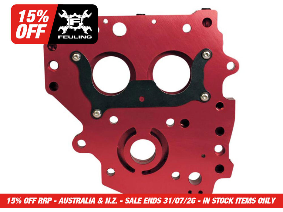 High Flow Camplate. Fits Dyna 1999-2005, Touring 1999-2006 & Softail 2000-2006 with Gear Drive Cams