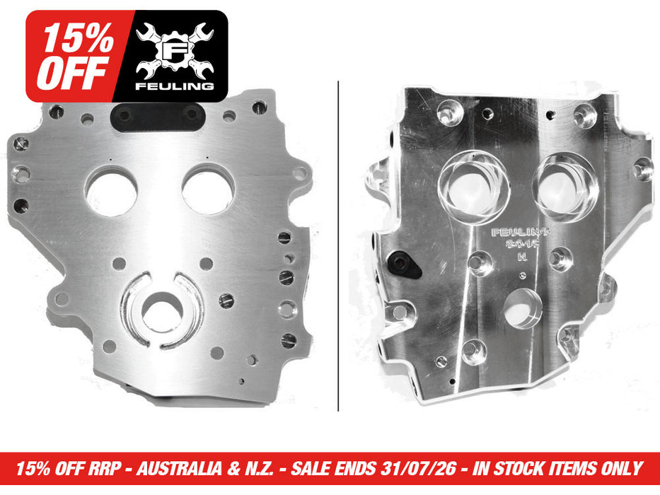 Block Off Plate. For use with FE-8015, FE-8033 & FE-8037 if using Gear Drive Cams.