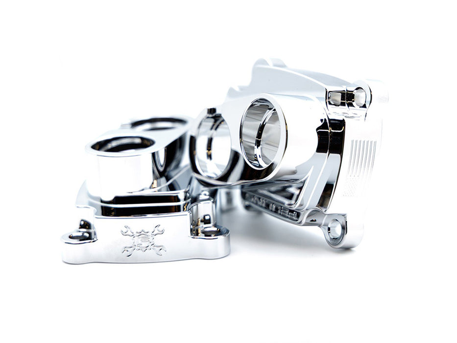 Lifter Block Cover Set - Chrome. Fits Milwaukee Eight 2017up