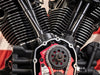 Lifter Block Cover Set - Black. Fits Milwaukee Eight 2017up