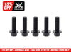 Front Disc Rotor Bolts - Black 12 Point ARP. 5/16in.-18 x 1.0in.. Fits Most HD models 1984up.