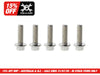 Front Disc Rotor Bolts - Stainless 12 Point ARP. 5/16in.-18 x 1.0in.. Fits Most HD models 1984up.