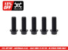 Rear Disc Rotor Bolts - Black 12 Point ARP. Fits H-D Big Twin 1997up & Sportster 1997-2021