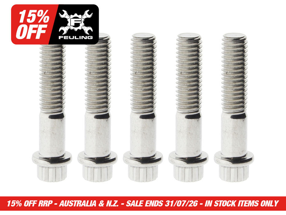 Rear Pulley Bolts - Stainless 12 Point ARP. 7/16in.-14 x 2.00in.