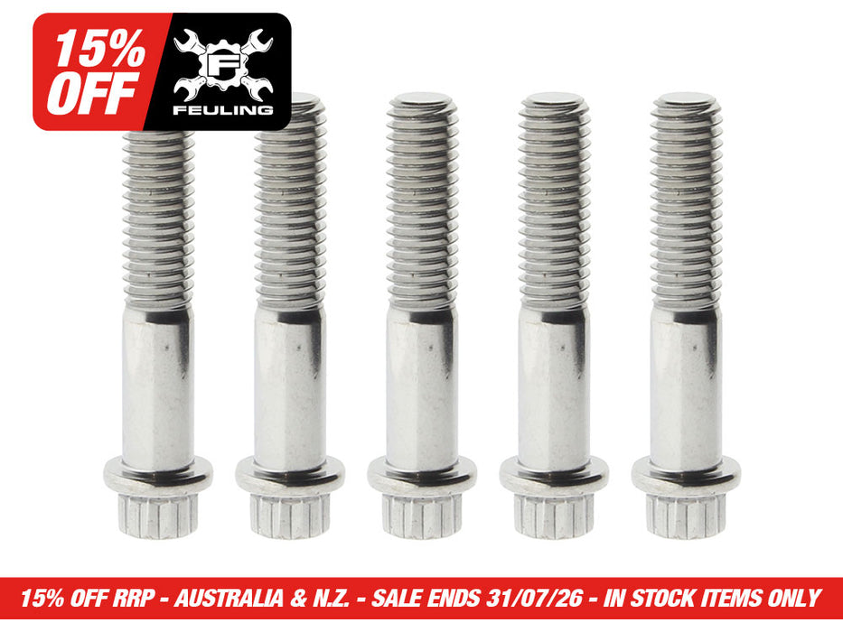 Rear Pulley Bolts - Stainless 12 Point ARP. 7/16in.-14 x 2.25in.