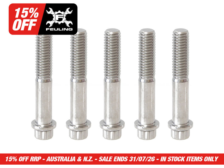 Rear Pulley Bolts - Stainless 12 Point ARP. 7/16in.-14 x 2.50in.