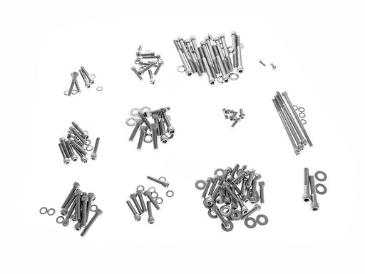 Polished Allen Head Show Bike Kit - Stainless Steel. Fits Milwaukee-Eight 2017up