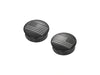 Swingarm Pivot Bolt Covers - Black Contrast Cut with American Flag. Fits Touring 2011up