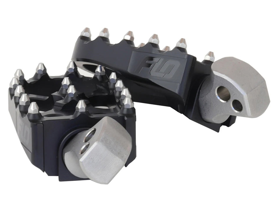 V2 MX Footpegs - Black. Fits Softail 2018up Rear Passenger