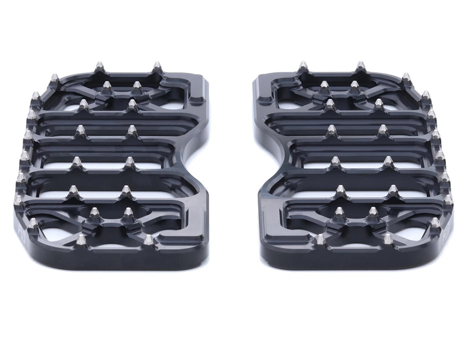 V5 Rider Floorboards - Black. Fits Touring 1980up, FL Softail 1986-2017 & Dyna Switchback 2012-2016