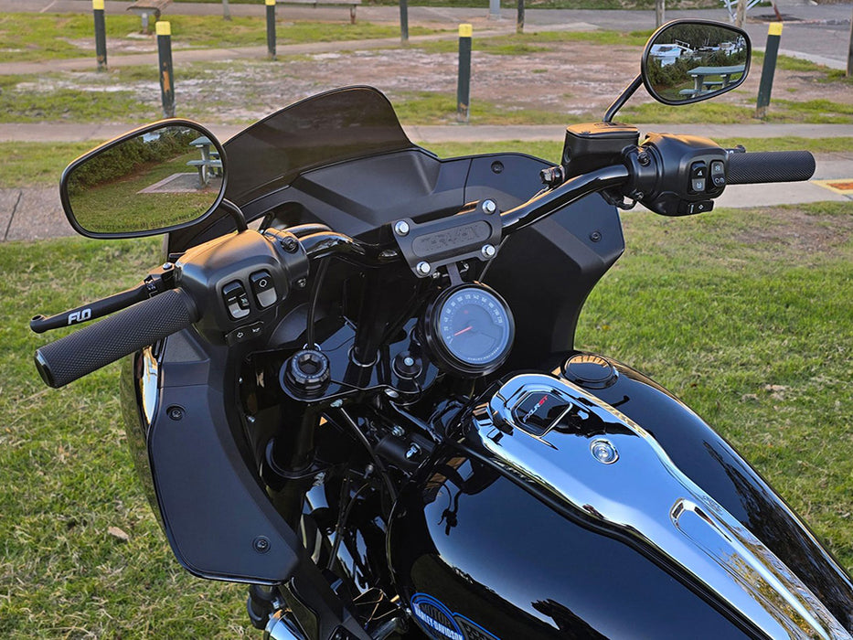MX Levers - Black. Fits Softail 2025up