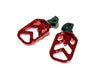 Savage Series Footpegs - Red. Fits Softail 2018up Rear Passenger