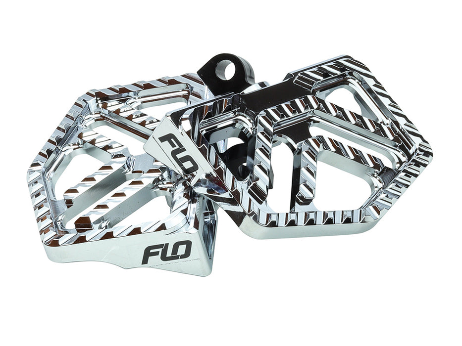 Savage Series Mini Floorboards with HD Male Mount - Chrome