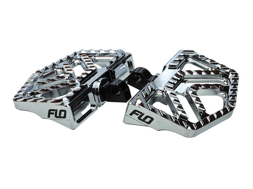 Savage Series Mini Floorboards with HD Male Mount - Chrome
