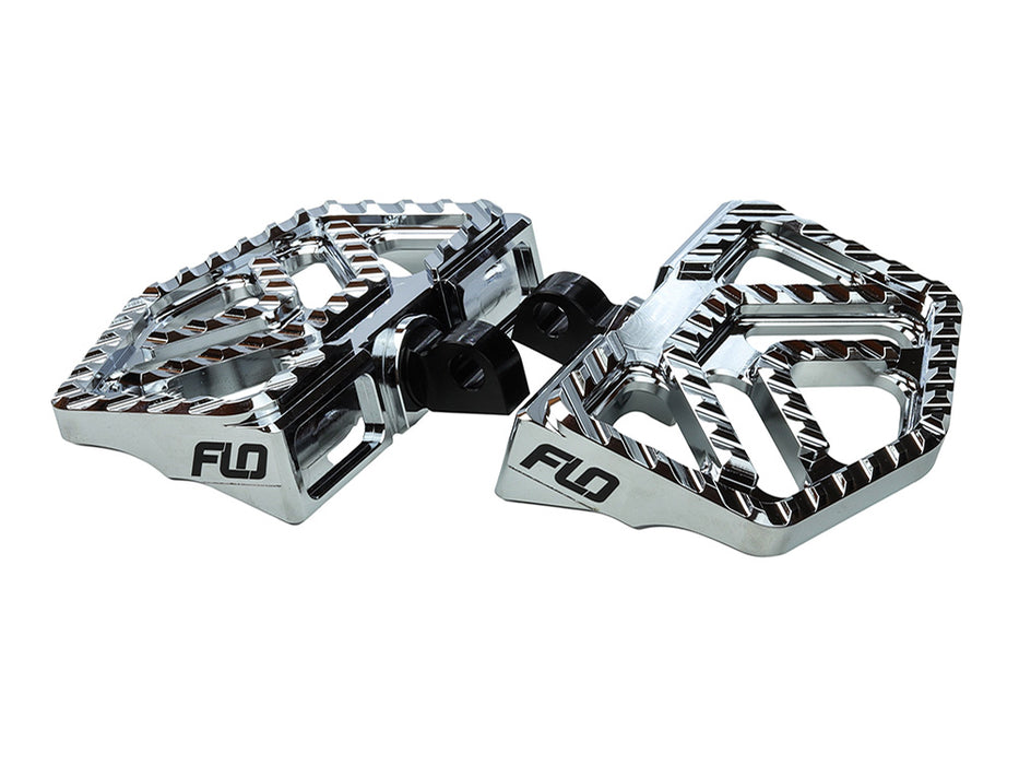 Savage Series Mini Floorboards with HD Male Mount - Chrome