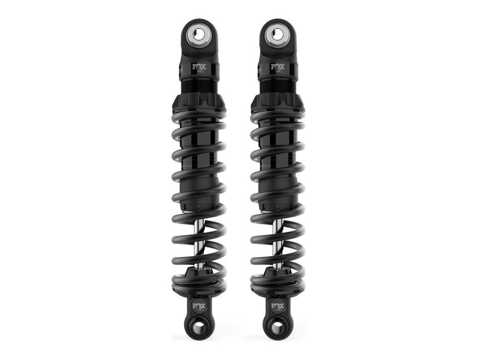 FOX IFP Series, 11" Rear Shock Absorbers - Black. Fits Sportster 1988-2021