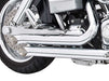 Declaration Turnouts Exhaust - Chrome. Fits Dyna 1991-2005.