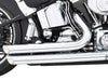 Amendment Exhaust - Chrome. Fits Softail 1986-2017.